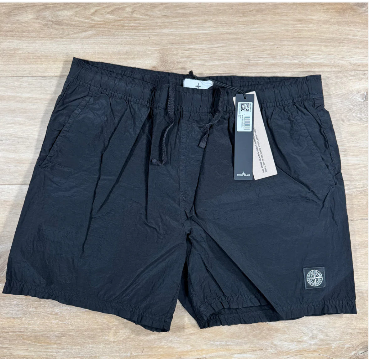 Stone Island Luxury Swim Shorts with Metallic Sheen, Back Zip Pocket⚡️ 🇬🇧 Sizes/Fast Shipping 🚌 💨