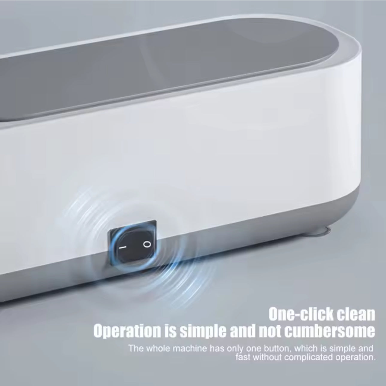Ultrasonic Cleaning Machine 45000Hz High Frequency Vibration USB Charging Battery 360° For Glasses Watch Ring Portable Cleaner