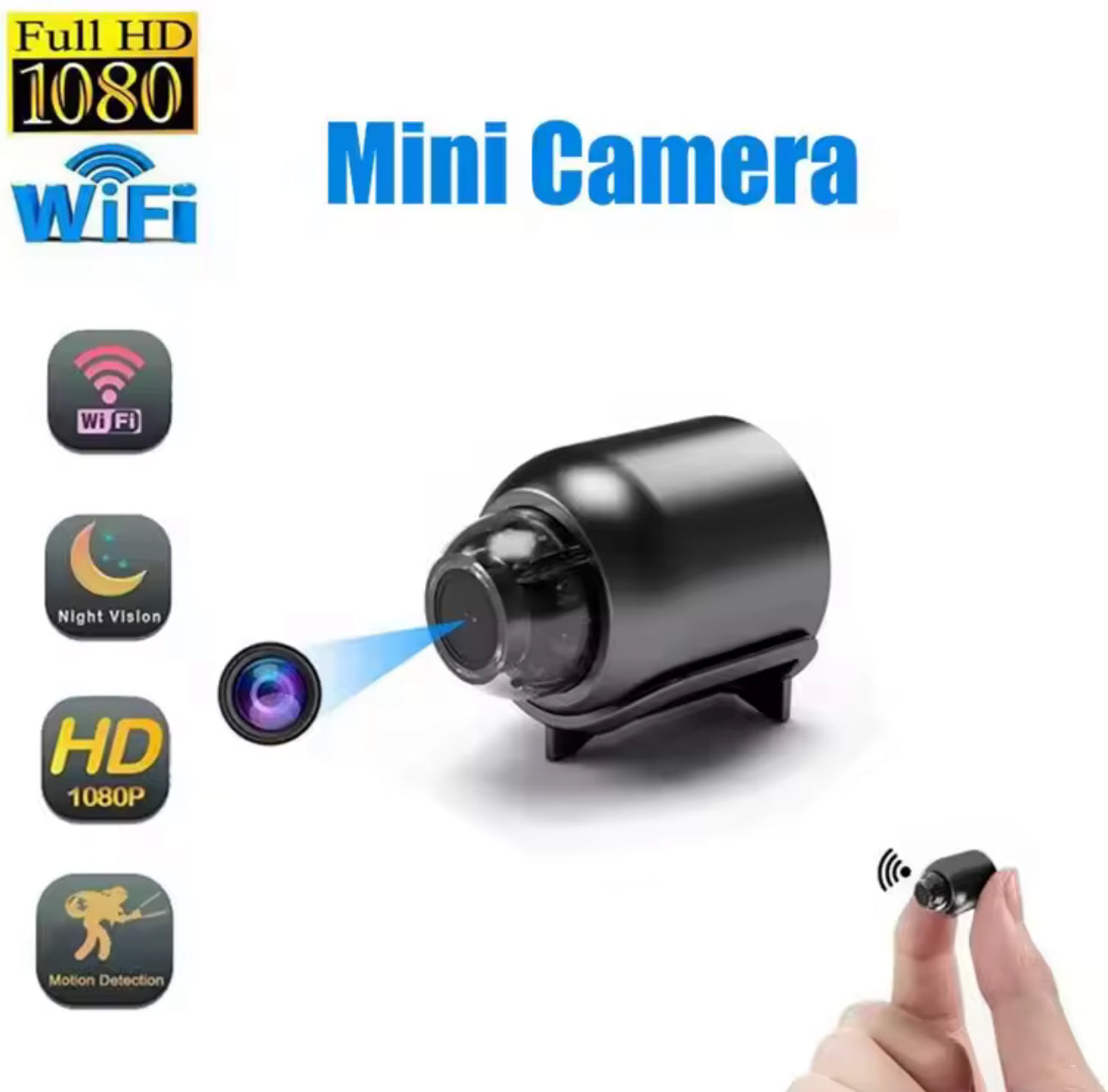 New X5 Mini Camera 1080P Clear Night Vision Lightweight Portable Premium Cams Motion Detection Wireless WiFi Surveillance Camera ⚡️