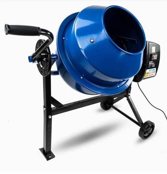 63L Cement / Concrete Mixer, Also Portable, Plug 🔌 Adapter So Doesn’t Use Fuels ⚡️ 2025 Edition ⚡️